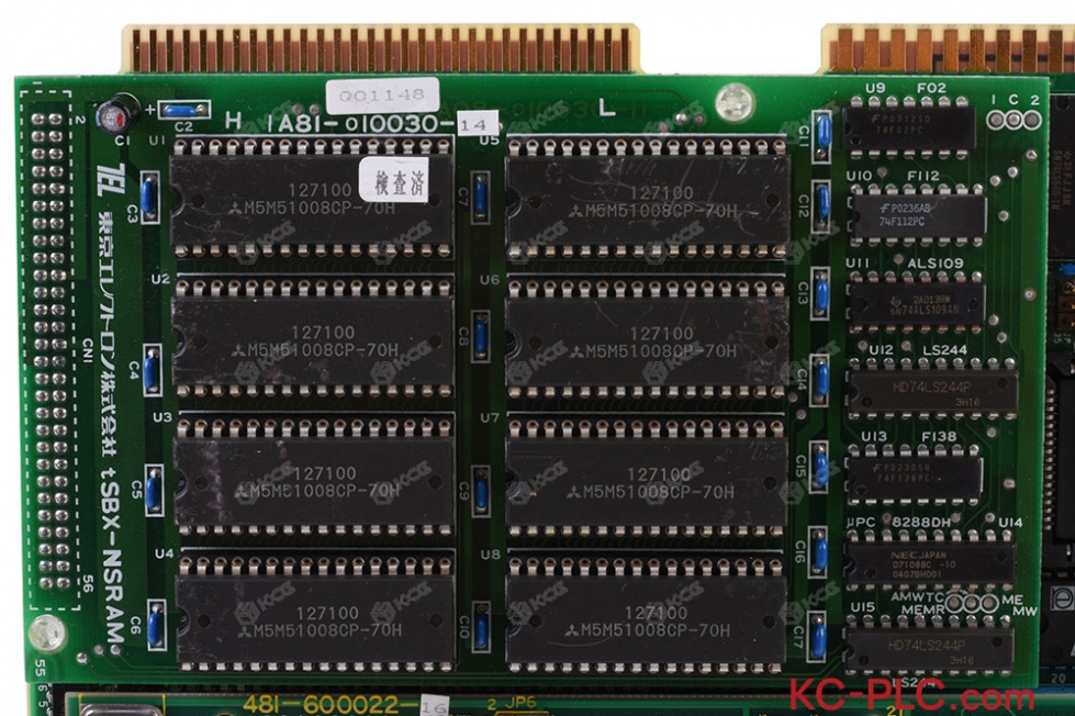 TOKYO ELECTRON　TEL<br/>tSBX-NSRAM<br/>1A81-010030-14