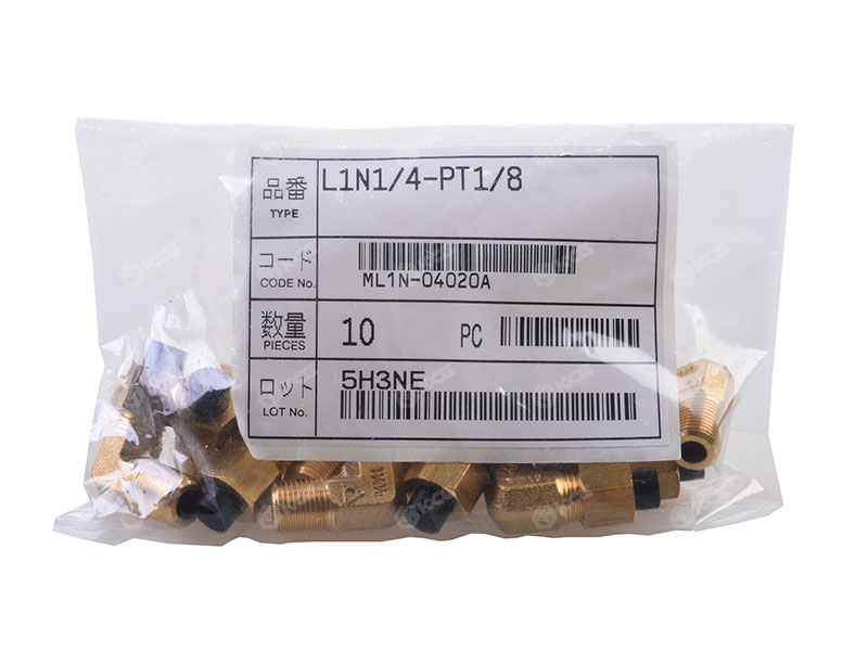 NITTA<br/>L1N1/4-PT1/8 +配線
