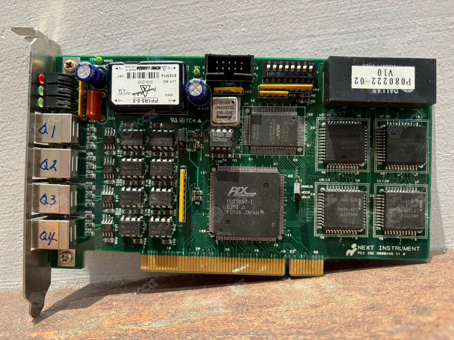 NEXT INSTRUMENT<br/>PCI IOC 9000456 V1.0