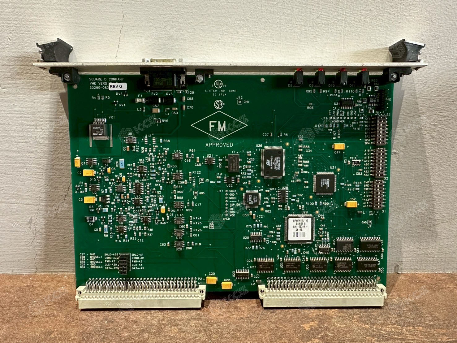 SQUARE D<br/>0660-01809<br/>INTF CARD B VME 0621<br/>SPX VME6U1V2<br/>30299-083 REV.G