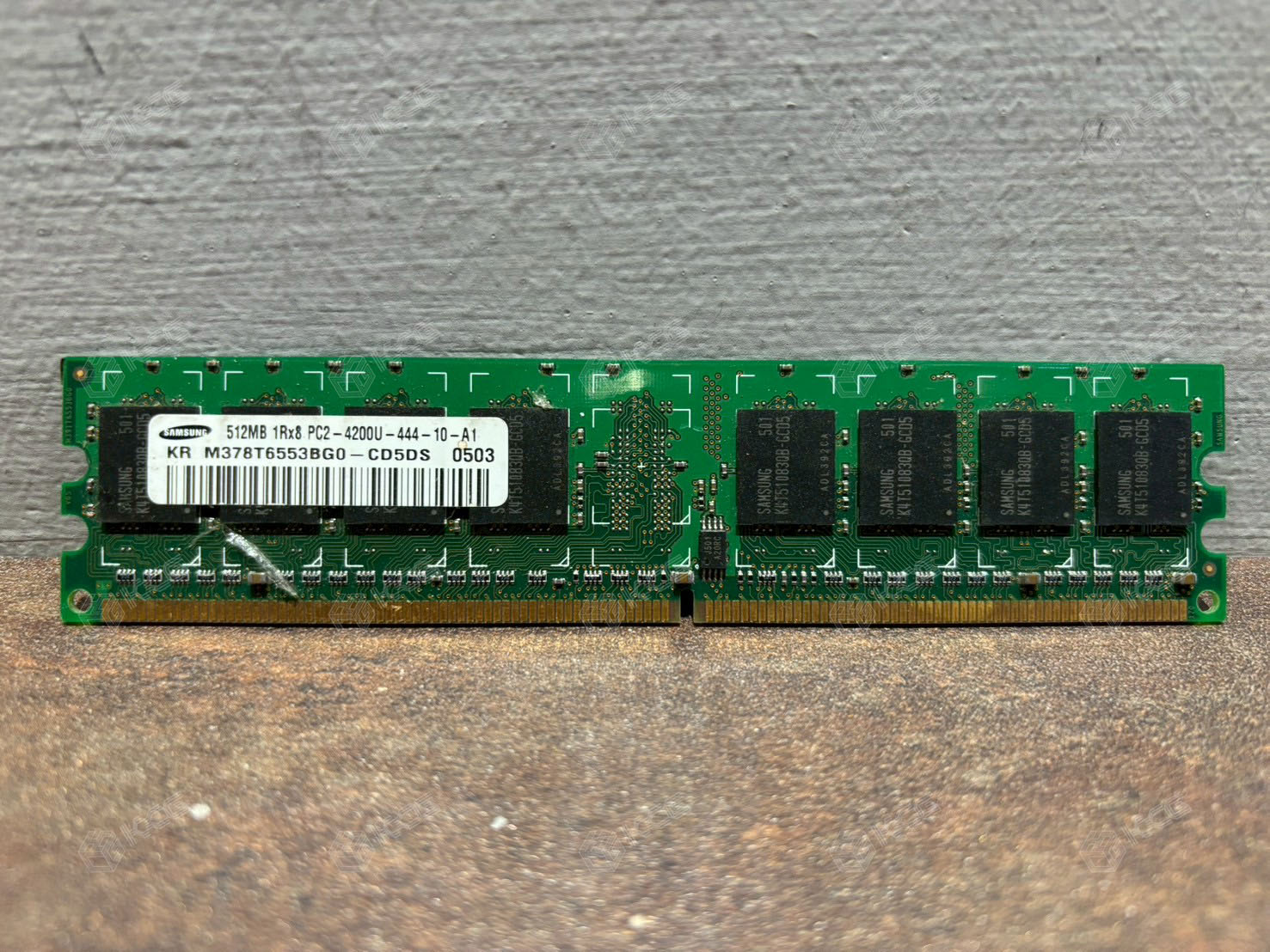 SAMSUNG<br/>PC2-4200U-444-10-A1<br/>KR M378T6553BG0-CD5DS 0503