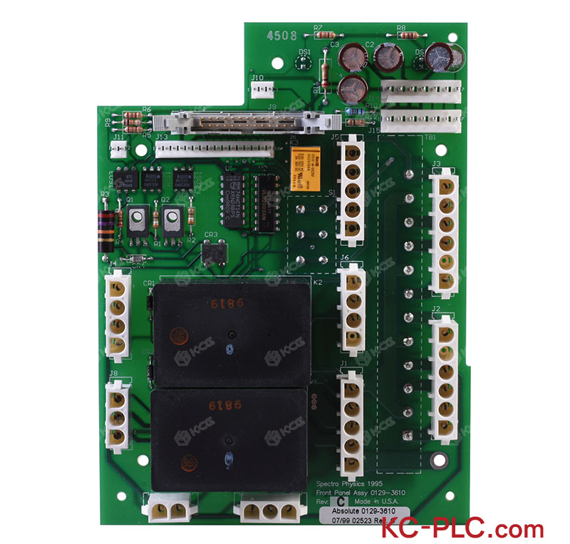 SPECTRA PHYSICS<br/>Front Panel ASSY 0129-3610　REV C